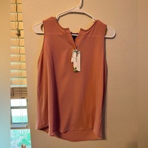 NWT blush sleeveless blouse